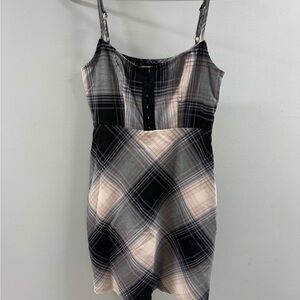 Urban Outfitters Plaid Mini Dress